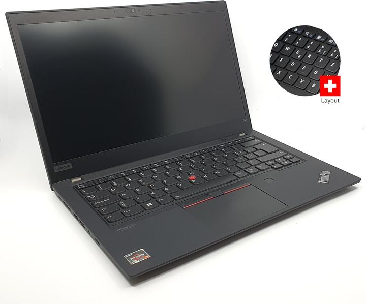 Produktbild Gisler Systems ThinkPad T14 G2 (16 GB, 14", 256 GB, CH, B / Sehr gut)