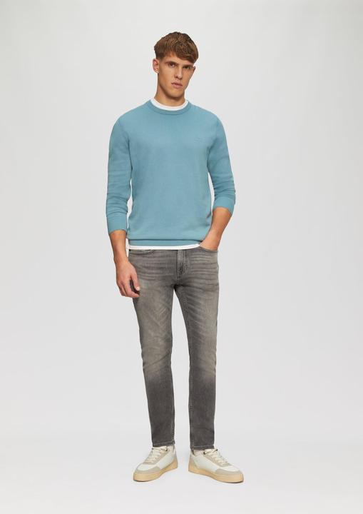 Produktbild S.Oliver Strickpullover Strickpullover mit Logo-Stickerei (XXL)