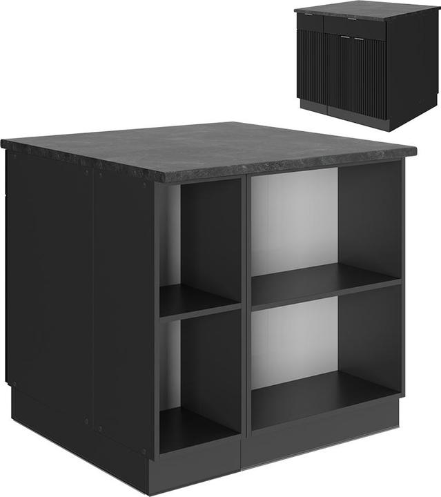 Anthrazit, Schwarz gestreift