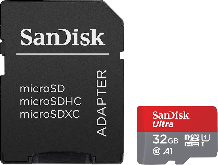 Productafbeelding SanDisk Ultra mit Adapter (32 GB, microSDHC, U1, UHS-I)