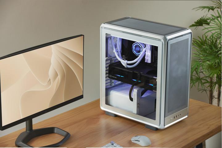 Actual product image Cooler Master CoolerMaster Geh MasterFrame 500 Mesh Silver (ATX, E-ATX, Mini-ITX)