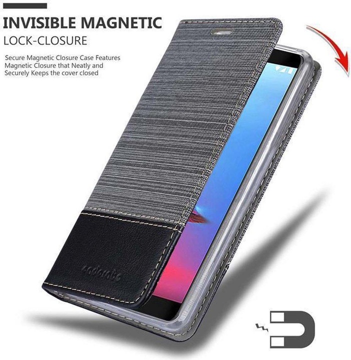 Actual product image Cadorabo Book Jeans Optics Cover (ZTE Blade V9)