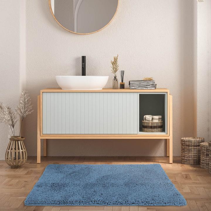 Image du produit Karat Sky Soft Bleu clair Tapis de bain70x120 cm (70 x 120 cm)