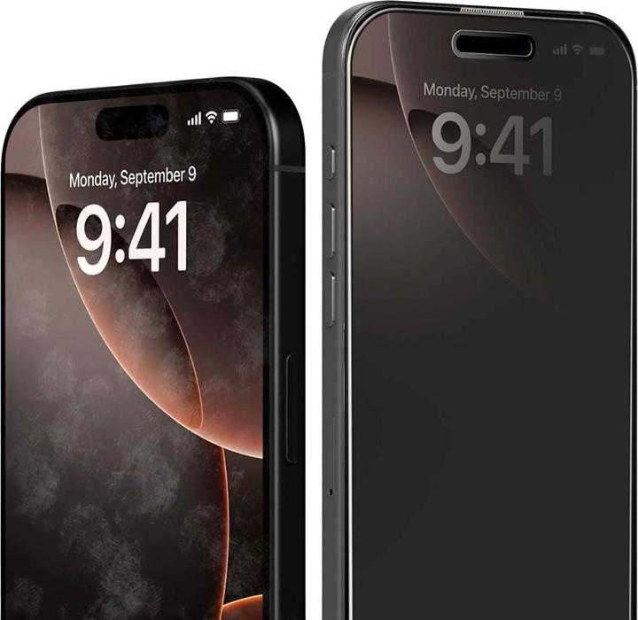 Actual product image Crong EasyShield 2-Pack - iPhone 15 Pro Max armoured glass (2 pieces) (2 pcs., Apple iPhone 15 Pro Max)