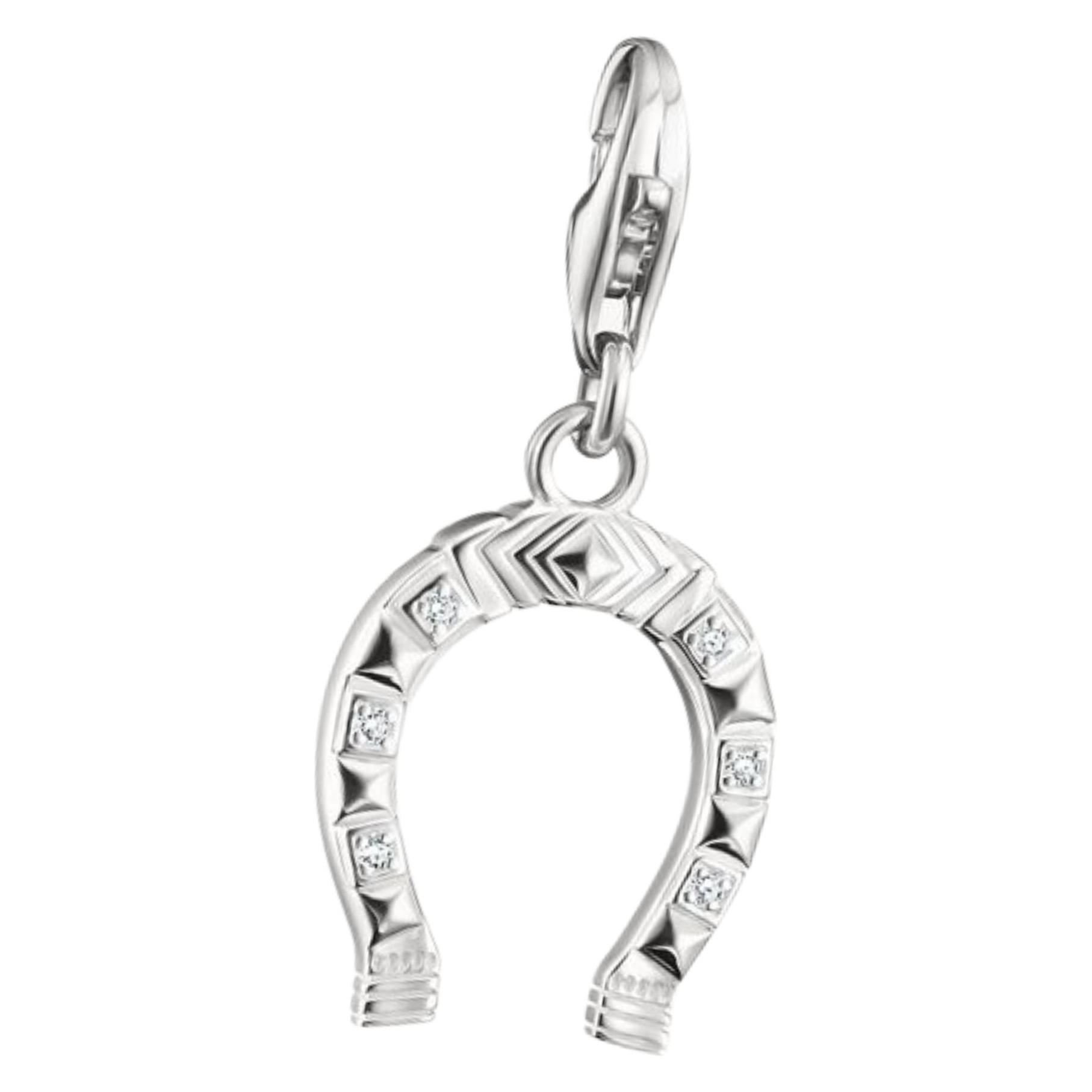 Thomas Sabo, Kettenanhänger, Silberanhänger Charm Western Hufeisen Original, (925 Sterlingsilber)