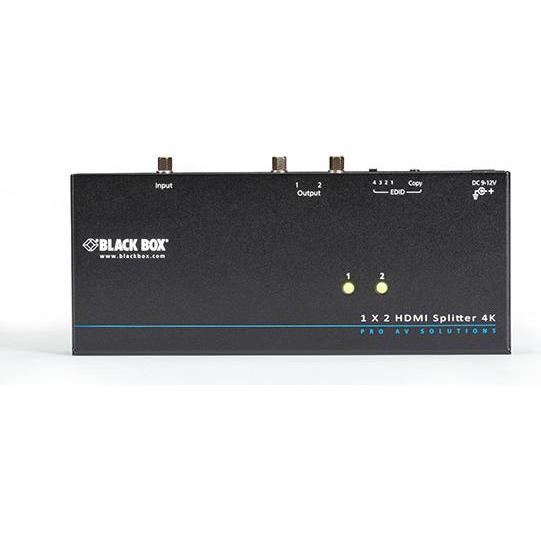 Thumbnail - Black Box 4K 1X2 HDMI SPLITTER, Switch Box
