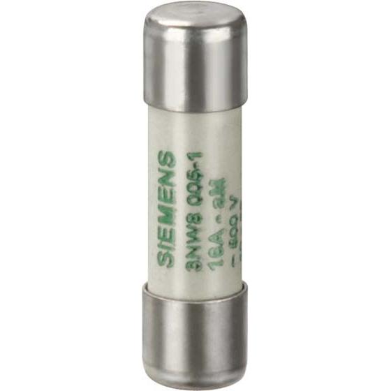 10x Siemens, Sicherung, Keramiksicherung T 10A 500V AC 10x38mm 3NW8003-1 (Zylindersicherung, 10 A)