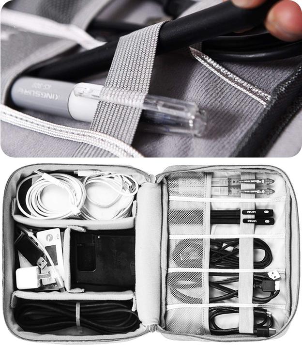 Produktbild Only-Bags.Store Elektronik-Tasche - Elektronik-Zubehör-Organizer - Universal-Reisekabel-Organizer-Tasche