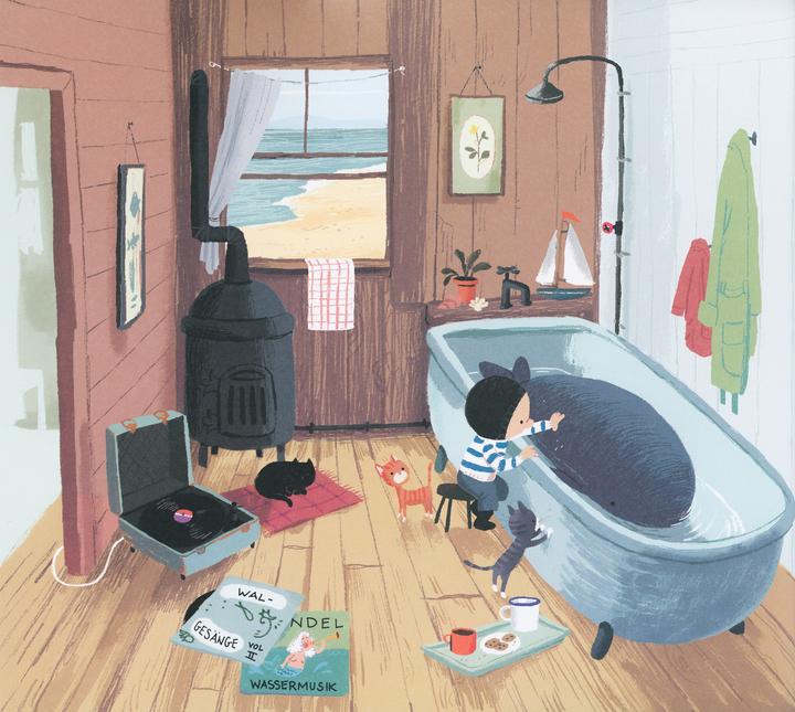 Actual product image Nick und der Wal (German, Benji Davies, 2014)