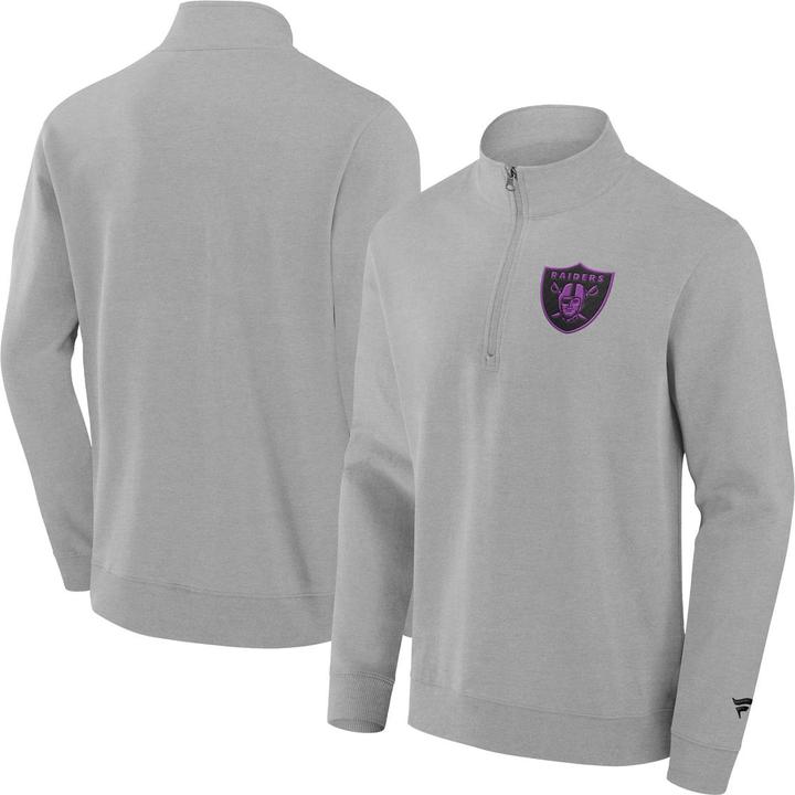 Immagine prodotto Fanatics Las Vegas Raiders Gradient 1/2 Zip Crew Sweatshirt L (L)