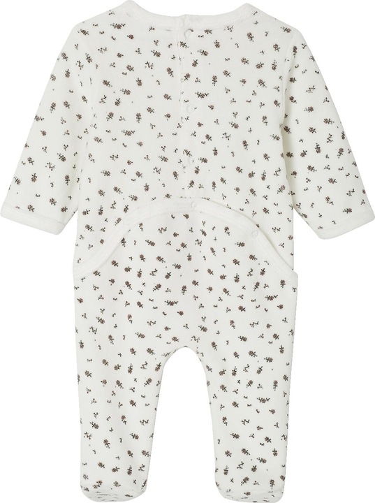 Immagine prodotto Vertbaudet 2er-Pack Baby Samt-Strampler mit Recycling-Polyester, Blumen und Kragen (86)