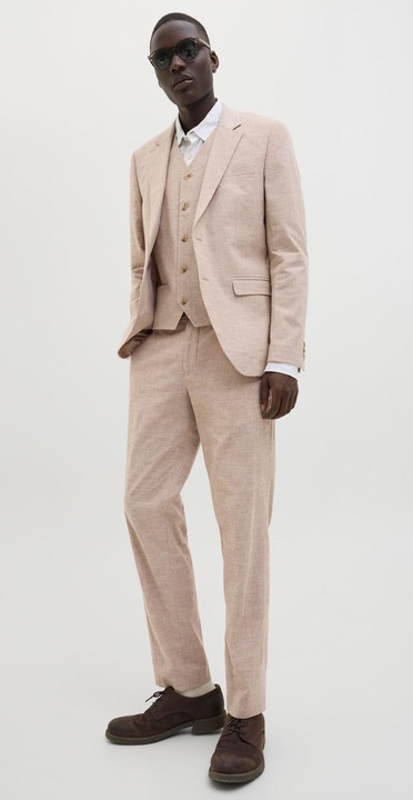 Actual product image Jack & Jones JPRRIVIERA Slim Fit Anzug Einreihiger Blazer und Hose (50)