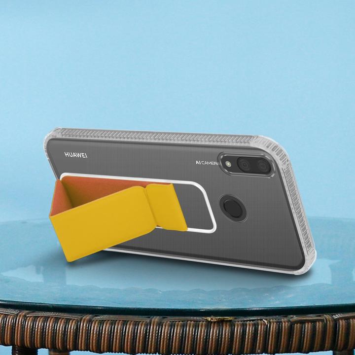 Actual product image Cadorabo Case for Huawei Y7 2019 / Y7 PRIME 2019 in TPU with holder LM167 Style (Huawei Y7 (2019), Huawei Y7 Prime (2019))