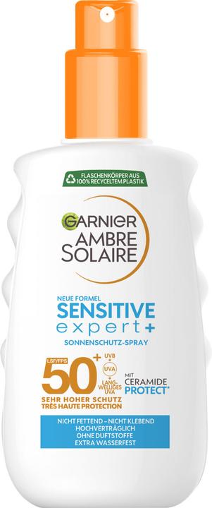 Actual product image Garnier Sensitive Advanced (Sun spray, SPF 50+, 150 ml)