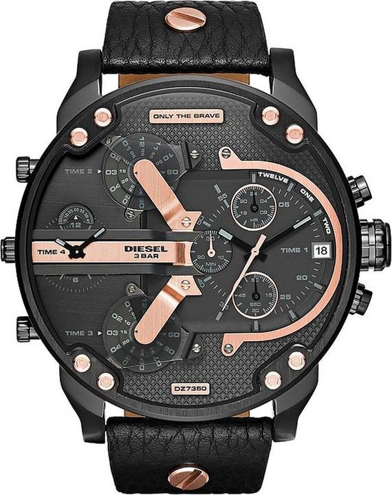 Diesel Montre homme Mr.DADDY DZ7350 (Analoguhr, Chronograph, 55 mm)
