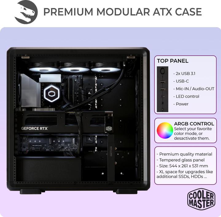 Actual product image Sedatech Ultimate Gaming PC - UCCL001I2I1HF (2000 GB, 32 GB, Intel Core i5-12600KF)