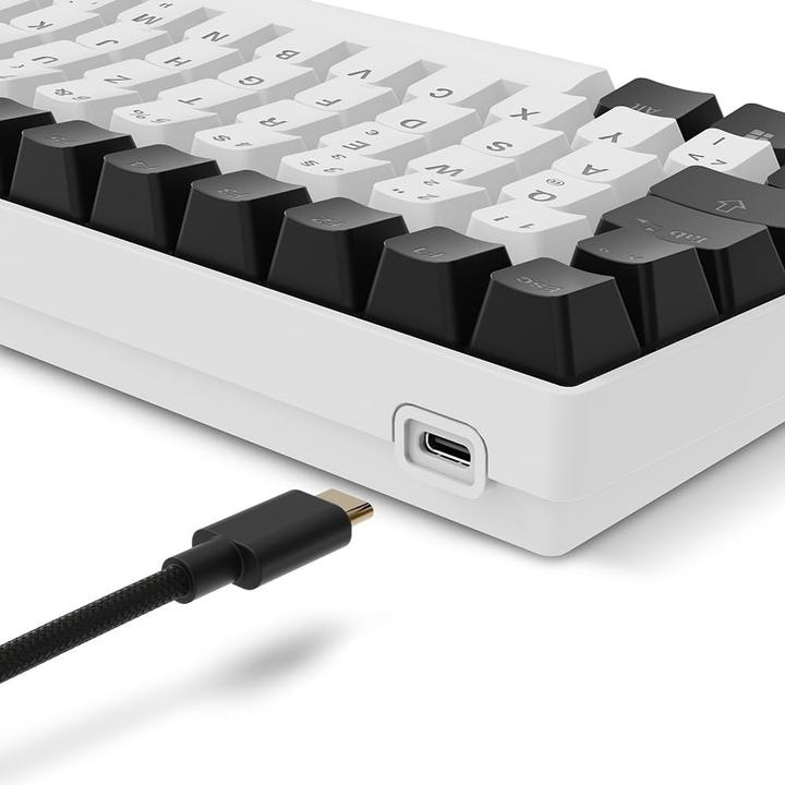 Actual product image Sharkoon SGK50 S2 wh Gateron Yellow EN (DE, Cable, Wireless)