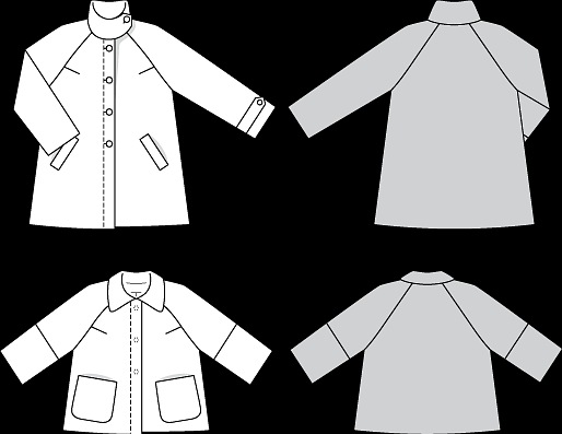 Produktbild Schnittmuster Raglan Jacke