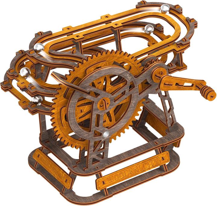 WoodenCity WOODEN CITY 3D Holzpuzzle BALL RAILWAY mini 147 Teile