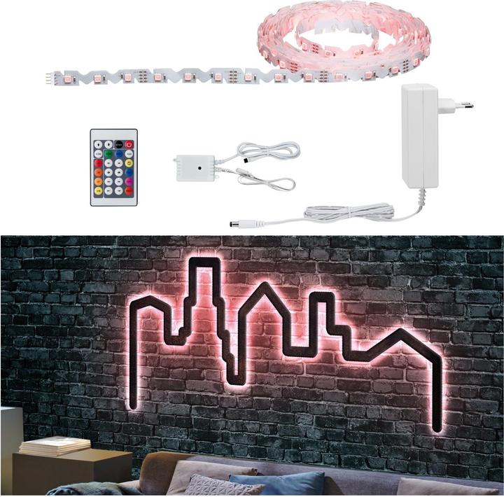Produktbild Paulmann FlexLED 3D Stripe Set (RGB, 500 cm, Indoor)