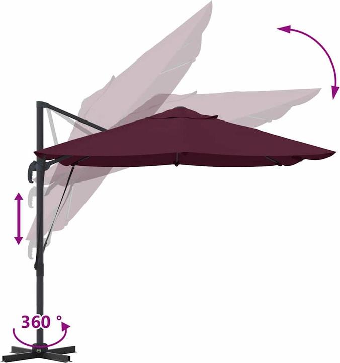 Actual product image vidaXL Cantilever Parasol (2.50 m)
