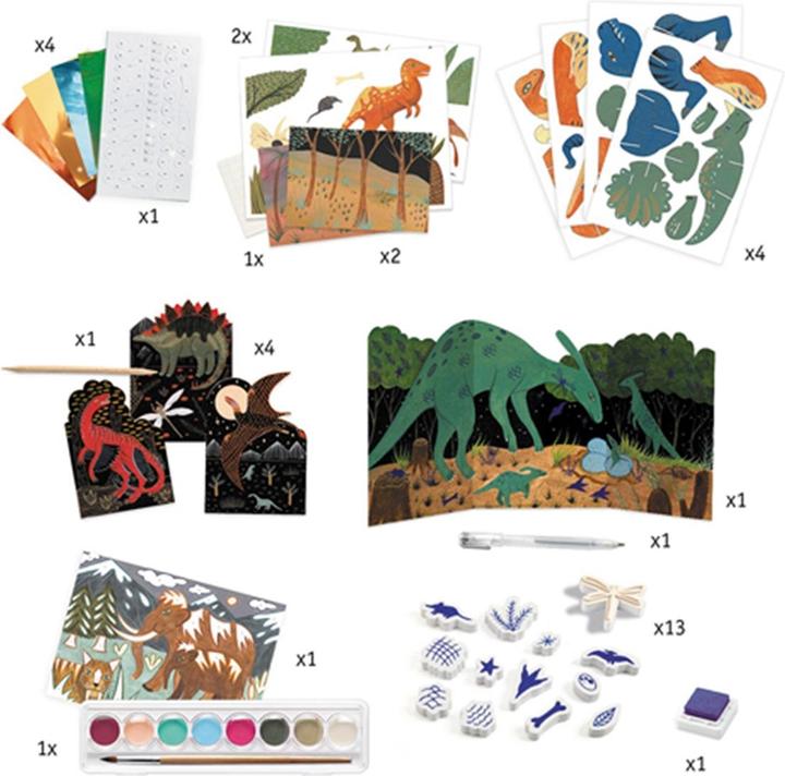 Produktbild Djeco Kreativset Dinosaurier