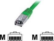 Produktbild Digitus CAT 5e SF-UTP Patchkabel Cu PVC AWG 26/7 Länge 5 m Farbe Grün (SF/UTP, CAT5e, 5 m)