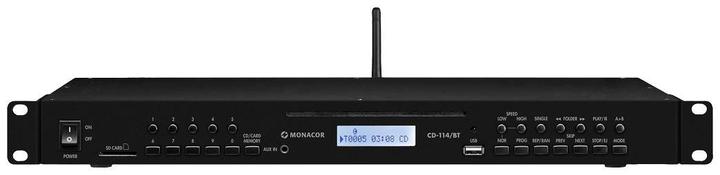 Image du produit Monacor Lecteur CD CD-114 BT