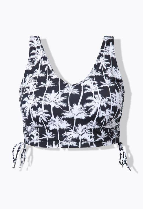 Produktbild Studio Untold Bikini-Top, Softcups, Palmenprint, Raffbänder (50)