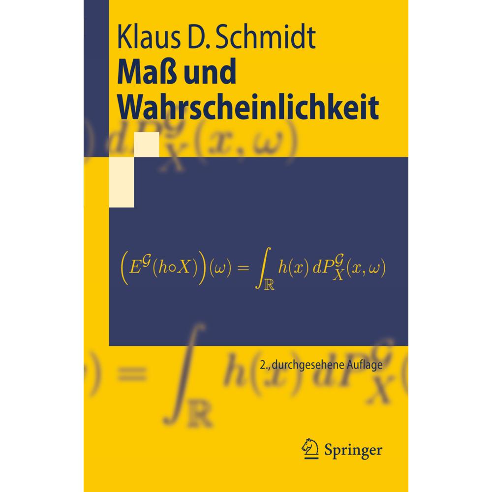 Thumbnail - Mass und Wahrscheinlichkeit, Fachbücher von Klaus D. Schmidt