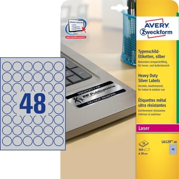 Produktbild Avery Typenschild-Etiketten