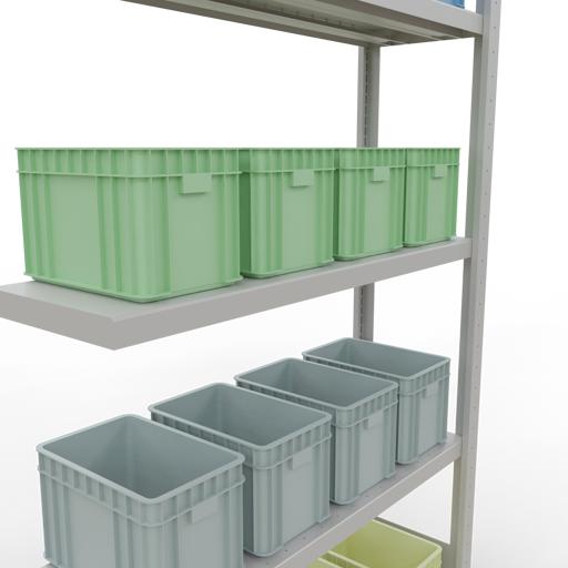 Image du produit Schulte Lagertechnik Système enfichable Élément suivant MULTIplus330 avec traverse de longueur