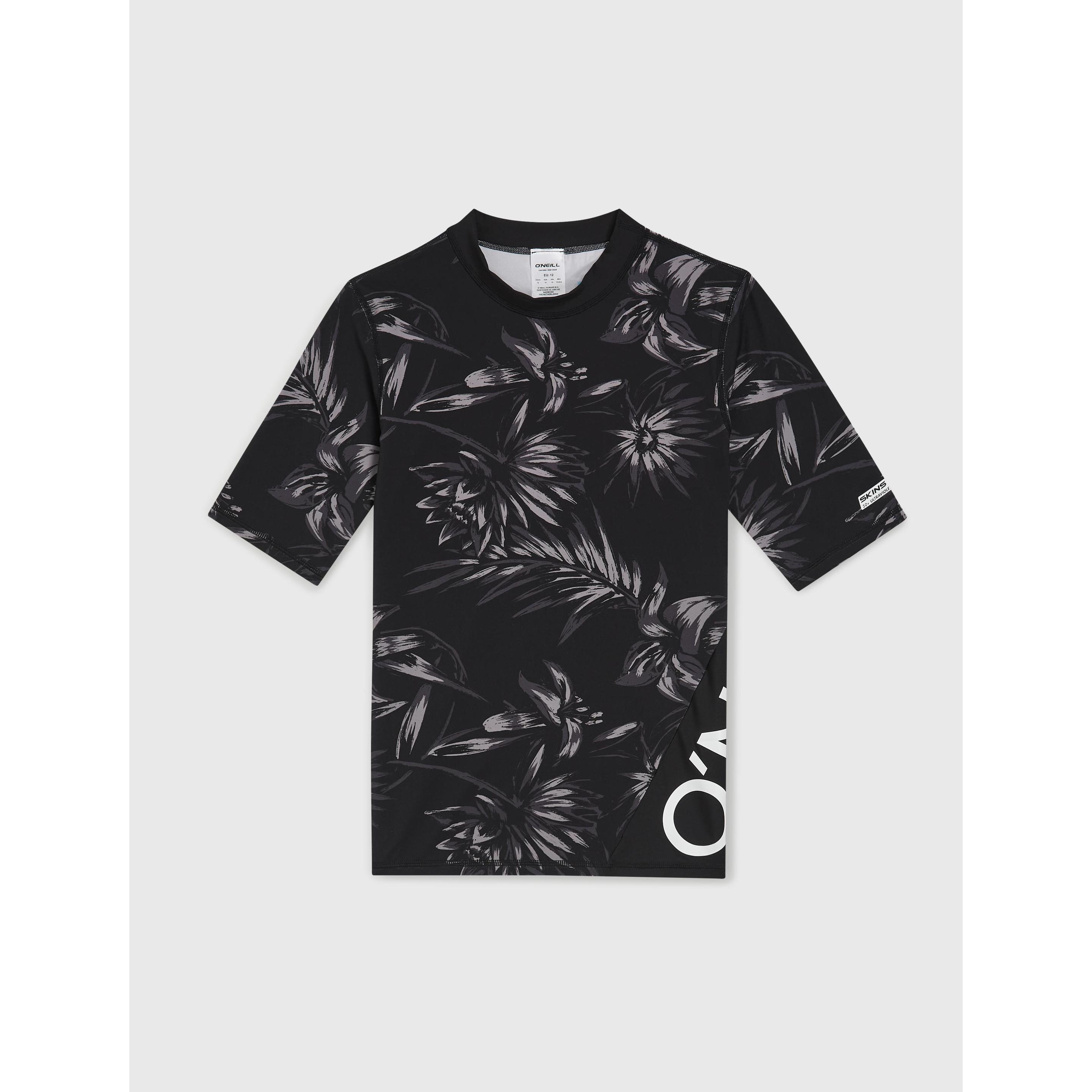 O'Neill, Jungen, Badeshirt, Mix & Match Crazy Skin S/Slv, Schwarz, (12)