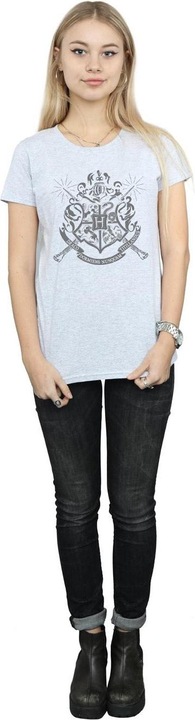 Produktbild Hogwarts Badge Wands TShirt (XL)