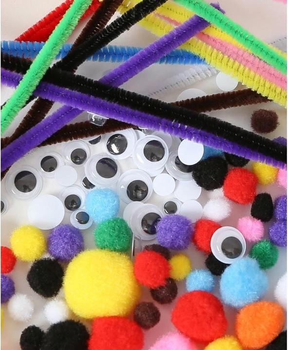 Actual product image I Am Creative Chenille, pompom colorful