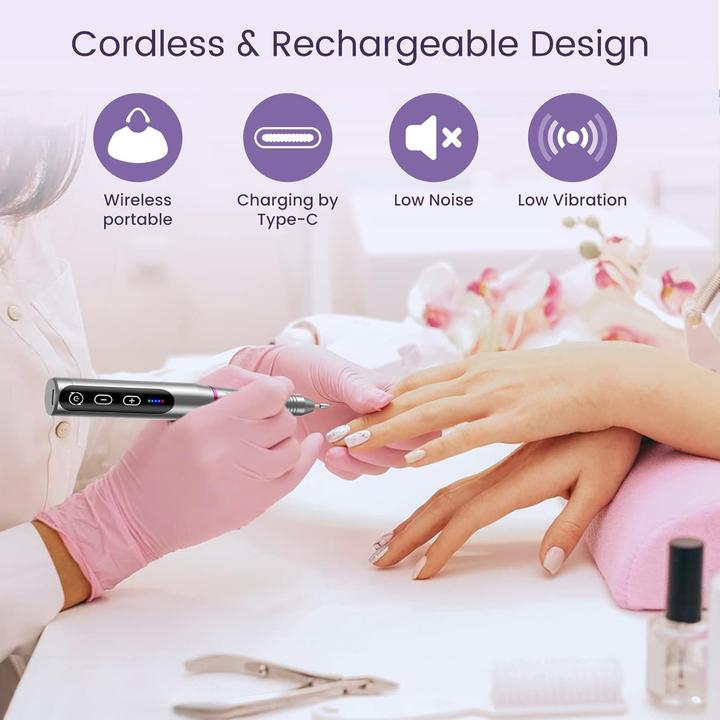 Produktbild Vkomo Kabelloser Nagelfräser mit Zubehör