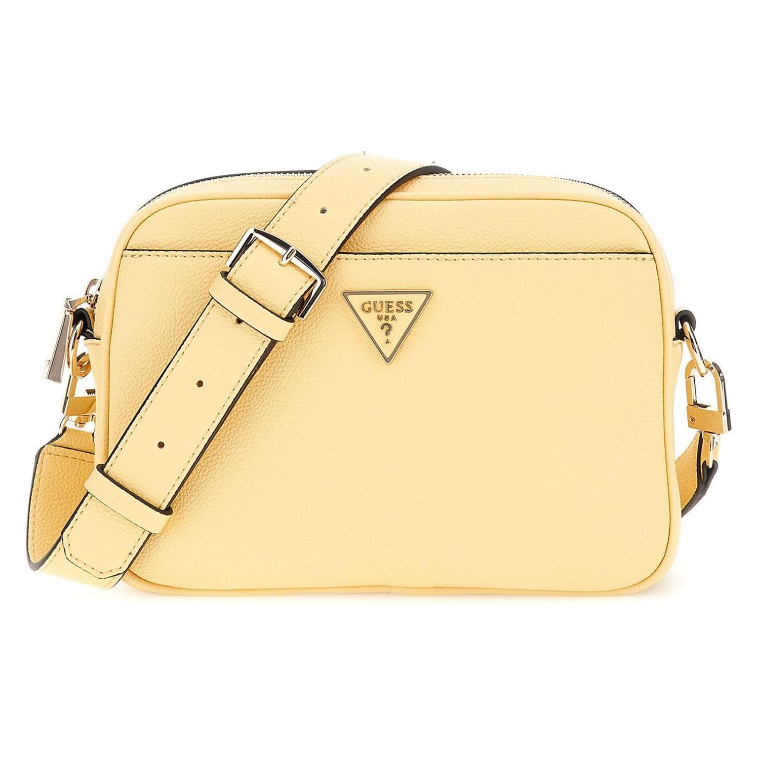 Guess, Damen, Handtasche, Meridian Girlfriend Camera Bag, Gelb