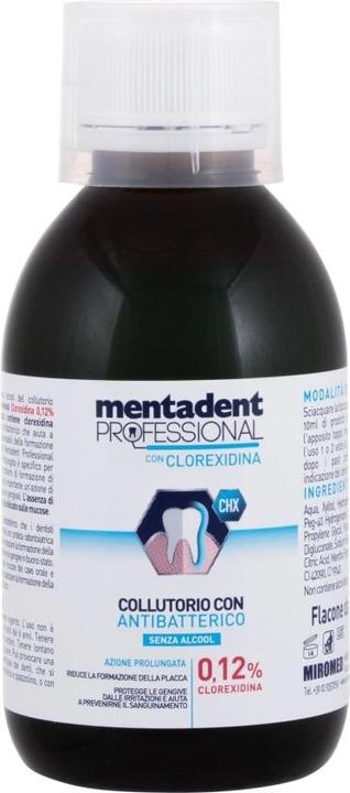 Produktbild Mentadent Professionelle Clorexidina 0 12 Mundspülung AsstnA voda (Mundspülung)