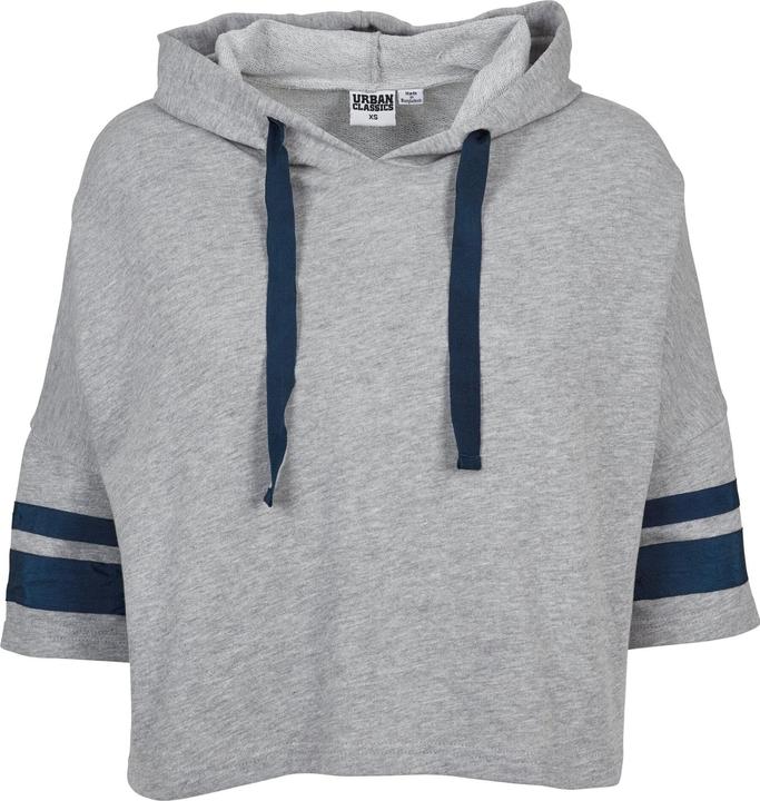 Immagine prodotto Urban Classics Felpa con cappuccio a manica corta nastrata da donna (XS)