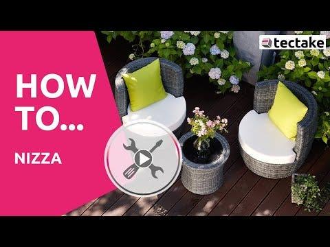 Image du produit tectake Salon de jardin NICE