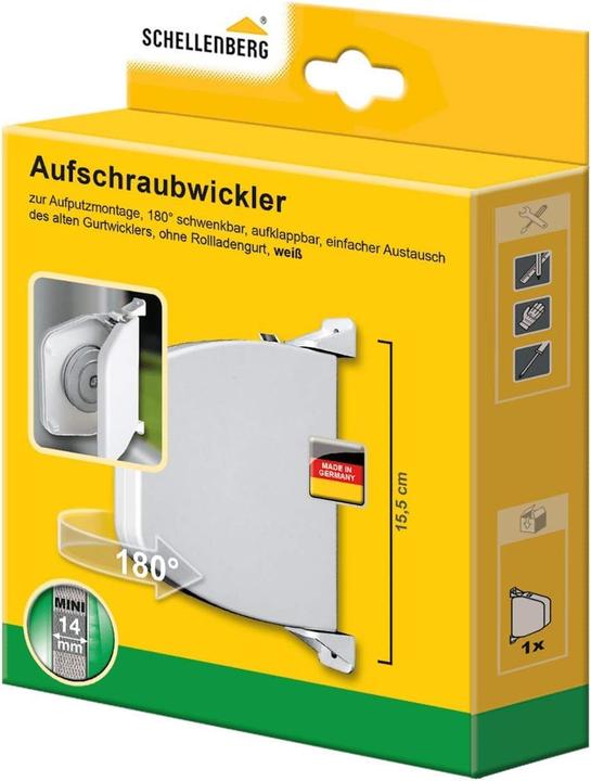 Produktbild Schellenberg Gurtwickler Aufputz 50151 Pass