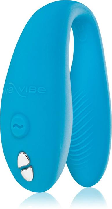 Actual product image We-Vibe Sync Go Remote Control Rechargeable Clitoral and G-Spot Vibrator (Blue)