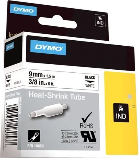 Produktbild Dymo Rhino Heissschrumpfschlauch (0.90 cm, Weiss)