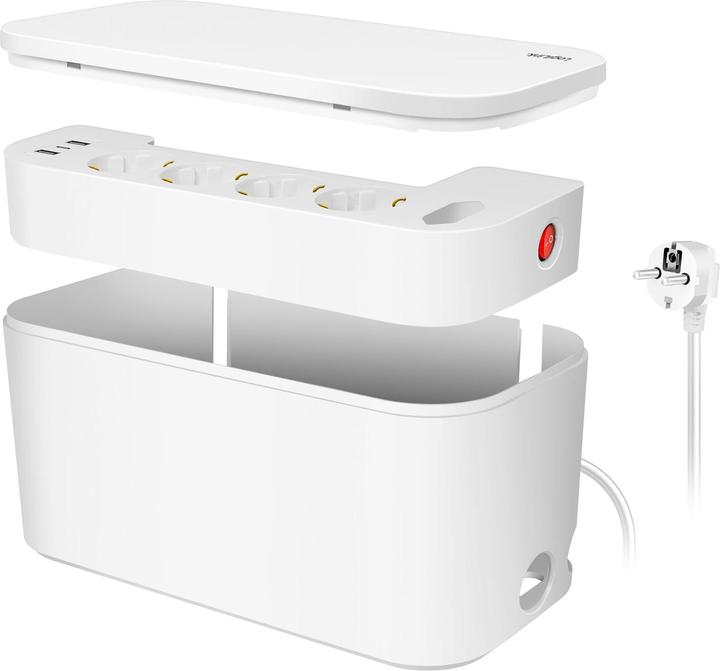 LogiLink Cable box set with socket strip