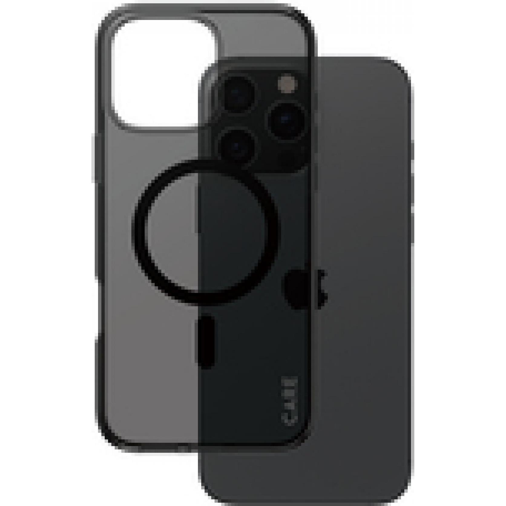 PanzerGlass CARE Smokey Case (Apple iPhone 16 Pro Max), Smartphone Hülle, Schwarz, Transparent