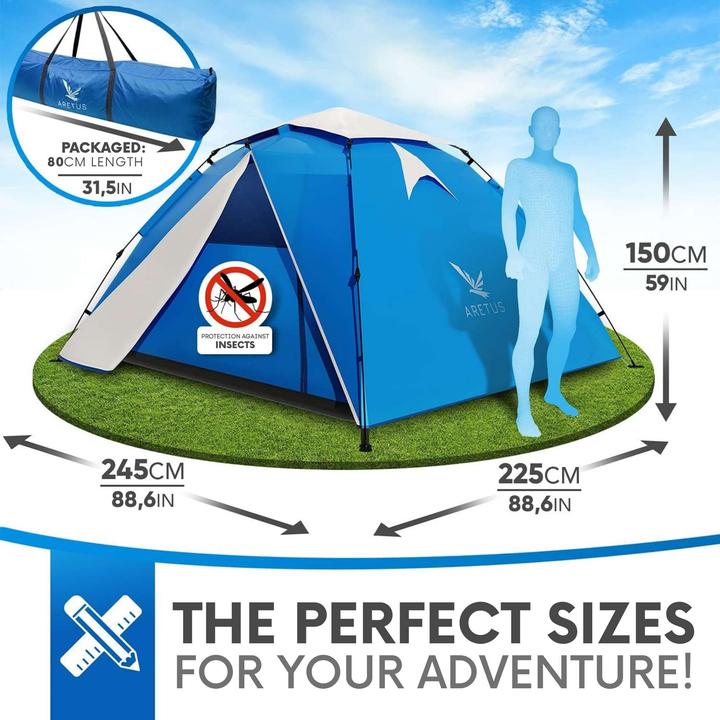 Actual product image Aretus Eagle Tent (Pitching tent, 4 persons)