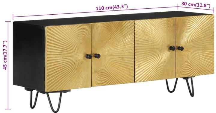 Produktbild vidaXL TV-Schrank (110 x 30 x 45 cm)