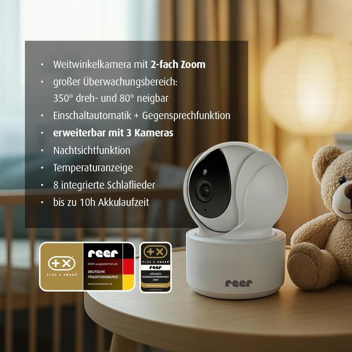 Produktbild Reer BabyCam XL Move (Babyphone mit Kamera, 300 m)