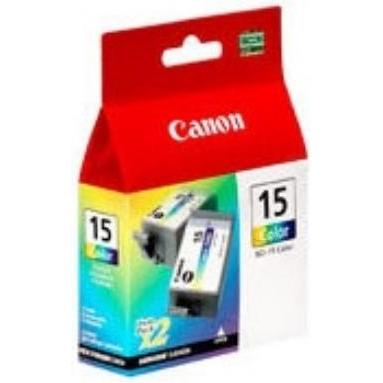 Inkadoo, Druckerpatrone, Canon 8191A002BCI-15C Tintenpatrone color 100 Seiten 7.5ml VE=2 Farbe Canon I 70 (Color)