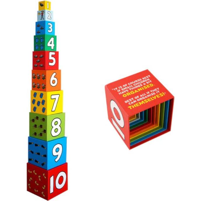 Barbo Toys Pappturmpyramide Pippi Langstrumpf